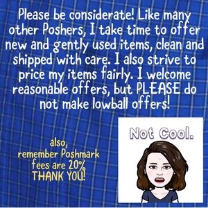 No lowball offers, please!